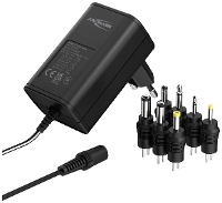 Ansmann 1201 0021 Stekkernetvoeding, instelbaar 12 V/DC, 9 V/DC, 7.5 V/DC, 6 V, 4.5 V/DC, 3 V 300 mA 3.60 W