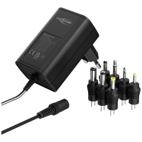 Ansmann 1201 0022 Stekkernetvoeding, instelbaar 12 V/DC, 9 V/DC, 7.5 V/DC, 6 V, 4.5 V/DC, 3 V 600 mA 7.20 W