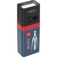 Ansmann 1600 0714 ANSMANN COB LED Mini Leuchte betrieben durch 9V Batterie Handlamp COB LED werkt op batterijen 3 W 60 lm