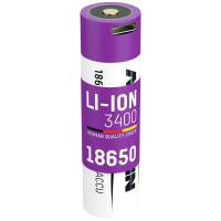 Ansmann 18650 3,4 Oplaadbare batterij (USB C) 18650 Li ion 3.7 V 3400 mAh 1 stuk(s)