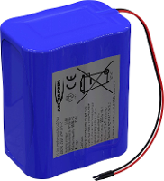 Ansmann 3S2P Akkupack 6x 18650 Kabel Li Ion 10.8V 6700mAh Accupack Aantal cellen: 6 Li ion 10.8 V 6700 mAh