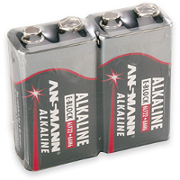 Ansmann 6LR61 Red Line 9V batterij (blok) Alkaline 9 V 2 stuk(s)