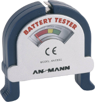 Ansmann Batterijtester Check It Meetbereik (batterijtester) 1.2 V, 1.5 V, 3 V, 9 V Oplaadbare batterij, Batterij 4000001 510