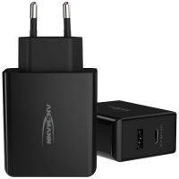 Ansmann Home Charger 247PD USB oplader 45 W 1x USB A, 1x USB C USB PD Zwart Binnen
