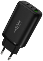 Ansmann Home Charger HC365PD USB oplader 65 W 1x USB A, 2x USB C USB PD Zwart Binnen