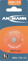 Ansmann Knoopcel 370 1.55 V 1 stuk(s) 24 mAh Zilveroxide Silberoxid Knopfzelle SR69 / SR920 / 370 / 371