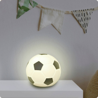 Ansmann LED Silikonlicht Fußball wiederaufladbar 1800 0099 LED lichtkogel, LED nachtlamp Voetbal LED Meerkleurig