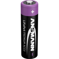 Ansmann Lithium Eisenphosphat Akku Mignon AA 500 mAh Oplaadbare AA batterij (penlite) LiFePO4 500 mAh 3.2 V 1 stuk(s)
