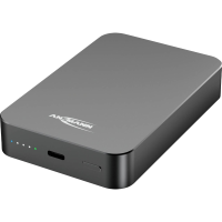 Ansmann PB115PD MagSafe Powerbank 10000 mAh USB PD, Qi Wireless Charging USB C Statusweergave