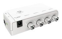 Antenneversterker voor (digitale) kabel televisie met 4 uitgangen 10dB
