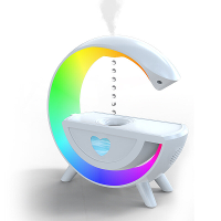 Anti Gravity Waterdrop Luchtbevochtiger LED Kleurrijke Nachtlicht Ingebouwde Bluetooth Speaker Luchtbevochtiger Diffuser