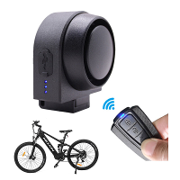 ANTUSI Draadloos Fietsalarm 115dB Luid Anti diefstal 400mAh Oplaadbaar via USB IPX5 Waterdichte Elektrische Trillingshoo