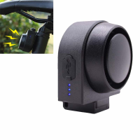 ANTUSI® Fiets Elektronische Luide Hoorn Waarschuwing Veiligheid Elektrische Bel Politie Sirene Fietsstuur Alarm Ring Bel