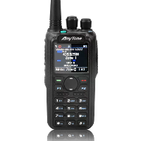 Anytone AT D878UVII Plus Walkie Talkie Digital DMR Dual Band AES256 Encryption Bluetooth PTT GPS APRS USB C Charge Two W