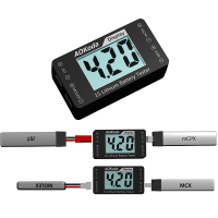 Aokoda Aok 041 1s Lithium Battery Tester Checker For Jst Molex Mcpx Mcx Plug Battery