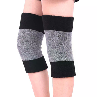 AOLIKES 1 Paar Katoenen Antislip Zachte Absorberende Kniepad Steunband voor Mannen Vrouwen Buitensport Hardlopen Dansen