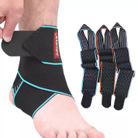 AOLIKES 1PCS Enkelondersteuning Verstelbare Enkelbrace Ademend Nylonmateriaal Superelastisch en Comfortabel Geschikt voo
