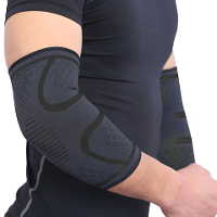 AOLIKES 1ST Elleboogsteun Elastische Gym Sport Elleboog Beschermende Pad Absorbeert Zweet Sport Basketbal Arm Mouw Elleb