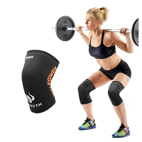 AOLIKES 7 mm Neopreen Sport Knielappen Antislip Gewichtheffen Trainingsknielappen Ondersteuning voor Vrouwen Mannen