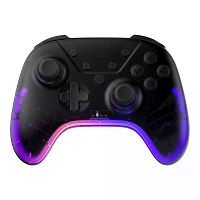 AOLION Draadloze bluetooth 5.3 Gamepad Zes as Game Controller met RGB Lichten Dubbele Trillingsmotor Turbo Functie voor