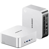 AOOSTAR MACO Mini PC AMD Ryzen 7 H255 8 kernen 16 threads 24GB DDR5 1TB SSD Windows 11 Pro WIFI6 BT5.2 Quad Screen Outpu