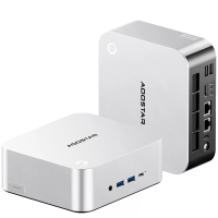 AOOSTAR MACO Mini PC AMD Ryzen 7 H255 8 cores 16 threads 24GB DDR5 1TB SSD Windows 11 Pro WIFI6 BT5.2 Quad Screen Output