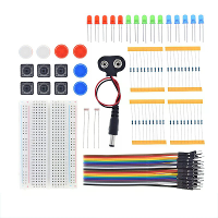 10 Set starterkit voor UN0 R3 beginners met 400 holes mini breadboard LED lamp jumper kabelknop
