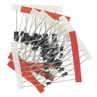 100 Stuks van 8 soorten Schottky diode transistors: 1N4148, 1N4007, 1N5819, 1N5399, FR107, FR207, 1N5408, 1N5822 elektro