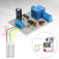 12V Automatische Water Vloeistofniveau Controller Sensor Module Water Niveau Detectie Sensor Pompen Afwatering Beschermi