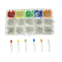 150/300/750PCS 3mm 15 Kleuren LED verlichting Emitting Diodes Assortiment Set Kit Hoge Kleurweergave Index voor Arduino