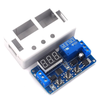1CH 12V Relaismodule met/zonder Shell Instelbare triggervertraging Circuit Timing Cyclus Aan/uit schakelaarrelais