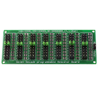 1R 9999999R Programmeerbare Weerstandskaartmodule 1/2W 1% Nauwkeurigheid 1R Zeven Decennium Weerstandskaart
