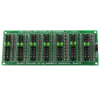 1R 9999999R Programmeerbare Weerstandskaartmodule 1/2W 1% Nauwkeurigheid 1R Zeven Decennium Weerstandskaart