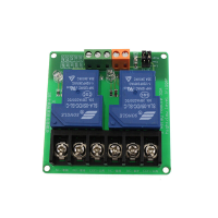 2 Kanaals relaismodule 30A met optocoupler isolatie 5V Ondersteunt hoge en lage trigger