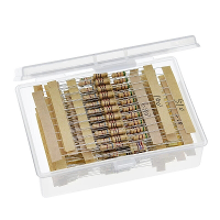 300 Stuks 30 waarden filmweerstanden pakket 1/2W 5% 10R 1M Koolstof Film Metalen Weerstanden Assortiment Set