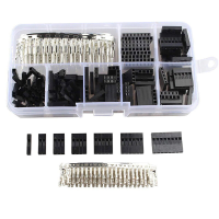 310PCS 2.54Mm Dupont Cord Jumper Pin Header Connector Rubber Shell Connector Housing met Terminal Kit