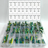335 Stuks aluminium elektrolytische condensator kit 24 waarden 10V 400V condensatoren assortimentskit 2.2UF 22UF 10UF 47