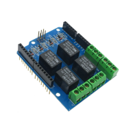 4 Kanaals 5V Relais Shield Module Vierweg Relais Control Board Uitbreidingskaart