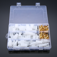 AOQDQDQD® 40 Set Praktisch Auto Elektrisch 2 3 4 6 Pin 2,8 mm Draadklem Connector met vaste haak Mannelijk Vrouwelijk Te