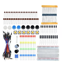 400 Gaten Breadboard Elektronische Componenten Set Voor Arduino Weerstand LED Condensator Jumper Draden Breadboard Weers