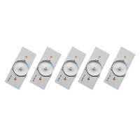 50/100 Stuks 6V Ronde SMD Lamp kralen met optische lens filter voor 32 65 inch LED TV reparatie met 2 meter kabel LED ac