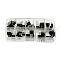 50PCS TO 220 Series Transistor Assortiment Kit 10 Waarden Hoge Vermogen Drie terminale Gereguleerde Triode LM317T L7805