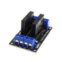 5V relais 2 kanaals SSR laag niveau solid state relaismodule 250V 2A met zekering
