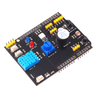 AOQDQDQD 9 in 1 Multifunctionele Uitbreidingskaart met DHT11 Vochtigheidssensor LM35 Temperatuursensor en Zoemer Compati