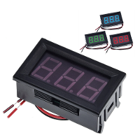 AC 70 500V 0,56 inch Tweedraadse Digitale Voltmeter LED Digitaal Display 2 Draden Rood Groen Blauw Display AC Spanningsm