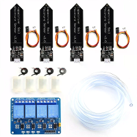 DC5V 4 Weg Automatisch Irrigatiesysteem Zelfwaterende DIY Kits Tuin Kas Bloem Waterpomp Slimme Grondvochtigheidssensor