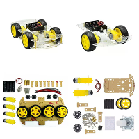 DIY Slimme Auto Kit Vier Wiel Twee Wiel L298N Stuurmodule Tracking Bluetooth Capacitive Sensof 4 Kanaal Relay voof Ardui