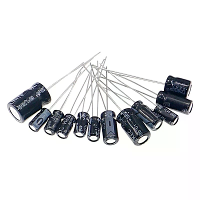 Electrolytische Condensator Assortiment Kit 12 Waarden 0.22ΜF tot 470μF 120 Stuks Radiale Draad 16V 50V 105°C voor Elekt