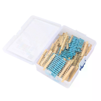 Metaalfilmweerstandsset 130 waarden 1R tot 2,2M Ohm 2W 1% tolerantie 650 stuks elektronische componentenassortiment voor