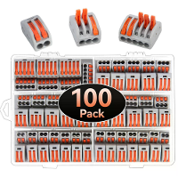 PCT 212/213/215 Gecombineerde Draadconnectoren Kit 100PCS Leverage Moer Connector Assortiment 2 Poort 40pcs 3 Poort 50pc